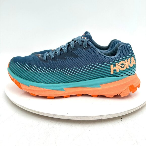 Hoka One One Shoes - Hoka One One Torrent 2 Women Size 7 1110497-RTCN Real Teal Cantaloupe Shoes